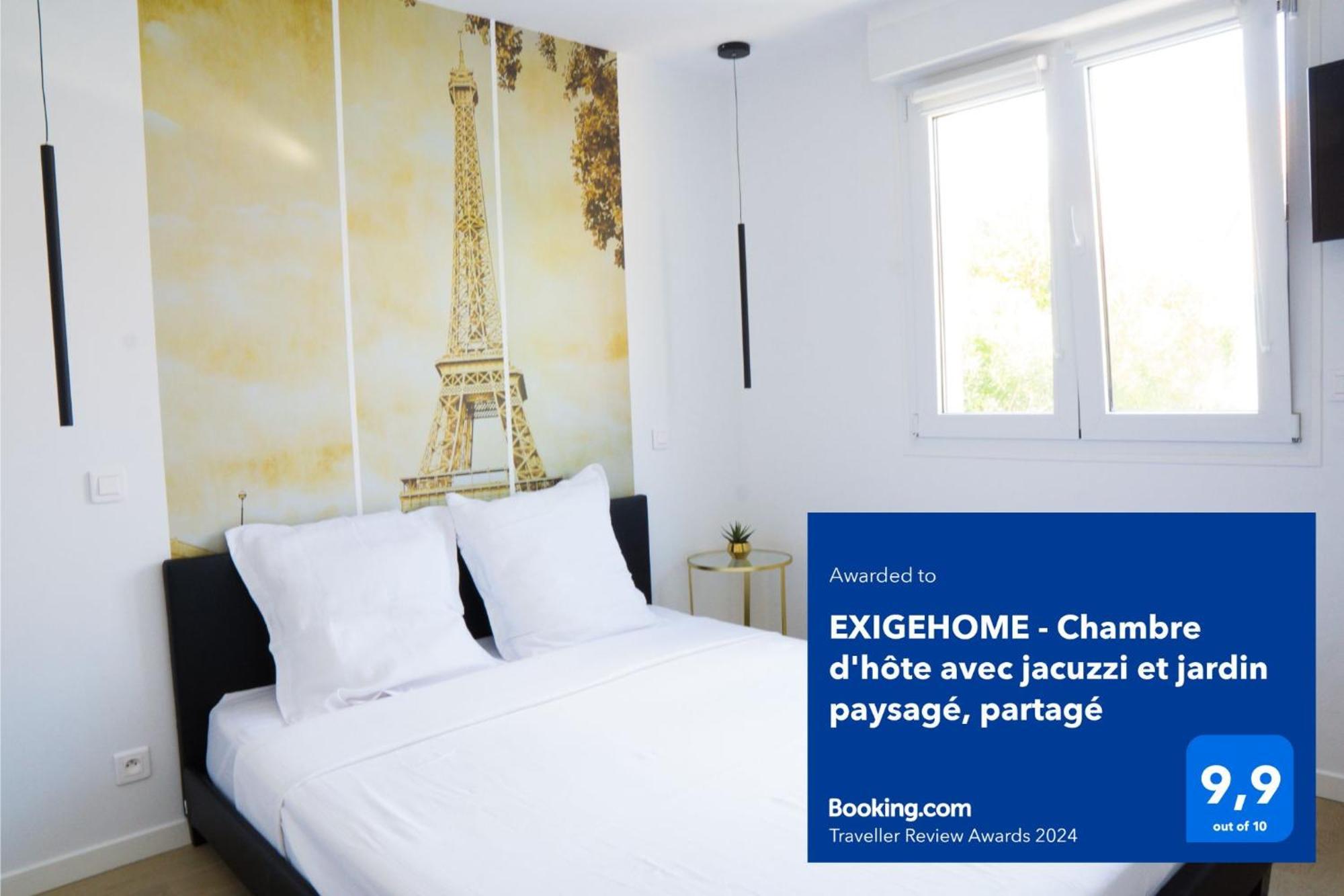 Exigehome - Chambre D'Hote Avec Jacuzzi Et Jardin Paysage, Partage Оржевал Екстериор снимка